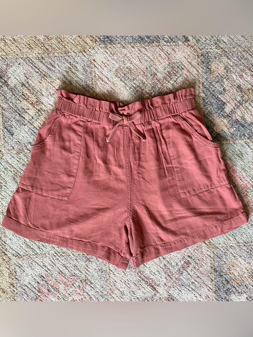 art class Rusty Rose Drawstring Pocket Shorts